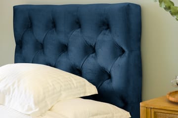Sängynpääty Rebeca 90 cm Topattu - Sininen - Huonekalut - Sänky - Sängyn lisävarusteet & sängynpäädyt - Sängynpääty