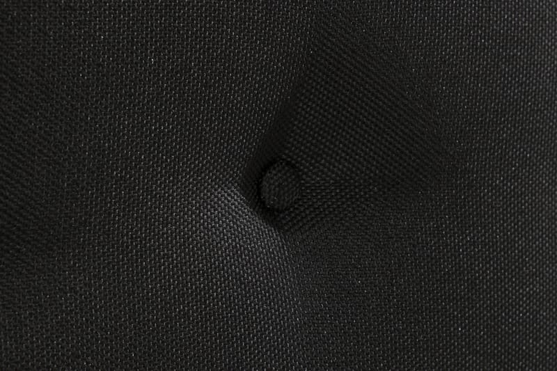 Sängynpääty Rebeca Napit 120 cm - Musta - Huonekalut - Sänky - Sängyn lisävarusteet & sängynpäädyt - Sängynpääty