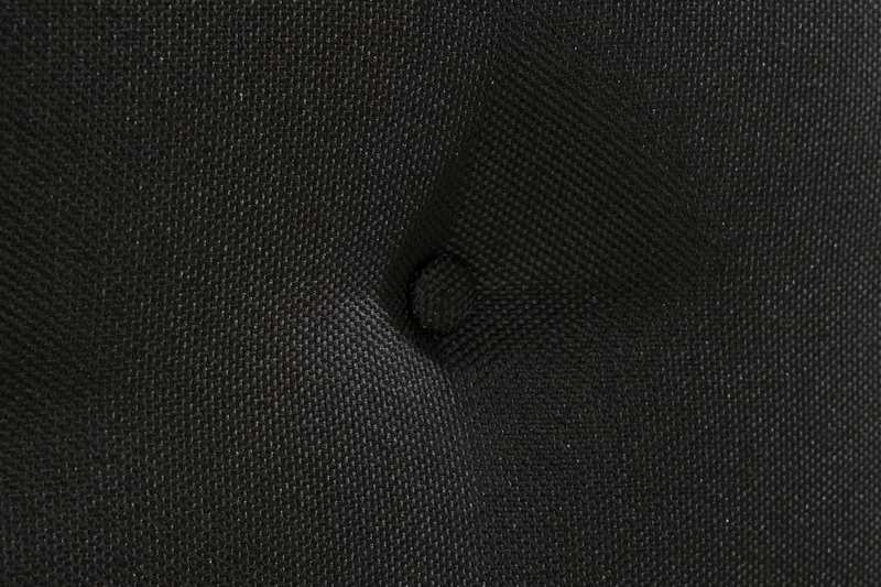 Sängynpääty Rebeca Napit 120 cm - Musta - Huonekalut - Sänky - Sängyn lisävarusteet & sängynpäädyt - Sängynpääty