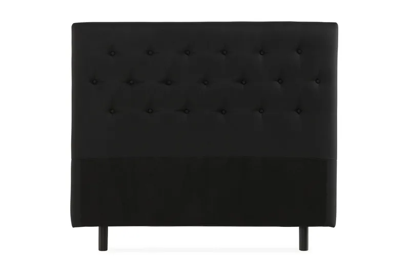 Sängynpääty Rebeca Napit 120 cm, Musta