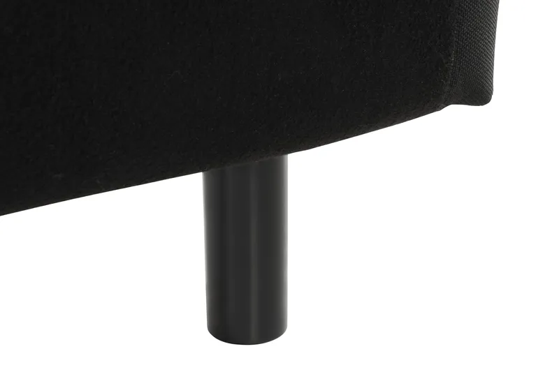 Sängynpääty Rebeca Napit 90 cm - Musta - Huonekalut - Sänky - Sängyn lisävarusteet & sängynpäädyt - Sängynpääty