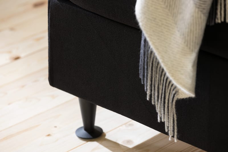 Sängynpääty Rebeca Ruudullinen 120 cm - Musta - Huonekalut - Sänky - Sängyn lisävarusteet & sängynpäädyt - Sängynpääty