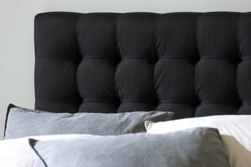 Sängynpääty Rebeca Ruudullinen 120 cm - Musta - Huonekalut - Sänky - Sängyn lisävarusteet & sängynpäädyt - Sängynpääty
