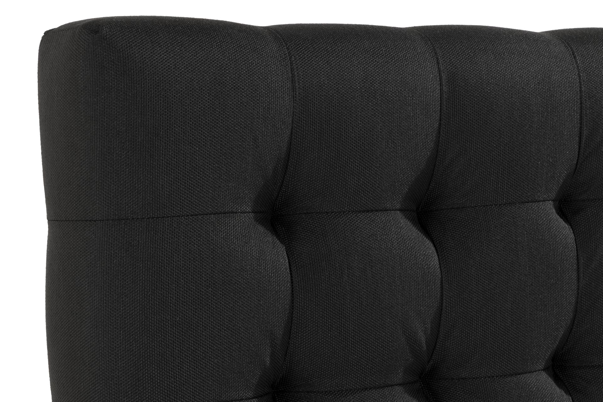 Sängynpääty Rebeca Ruudullinen 120 cm - Musta - Huonekalut - Sänky - Sängyn lisävarusteet & sängynpäädyt - Sängynpääty