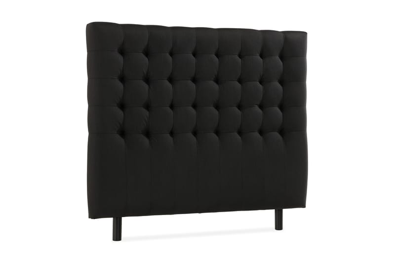 Sängynpääty Rebeca Ruudullinen 120 cm - Musta - Huonekalut - Sänky - Sängyn lisävarusteet & sängynpäädyt - Sängynpääty