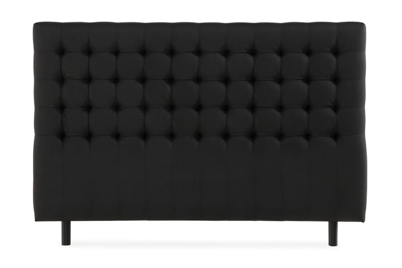 Sängynpääty Rebeca Ruudullinen 160 cm, Musta