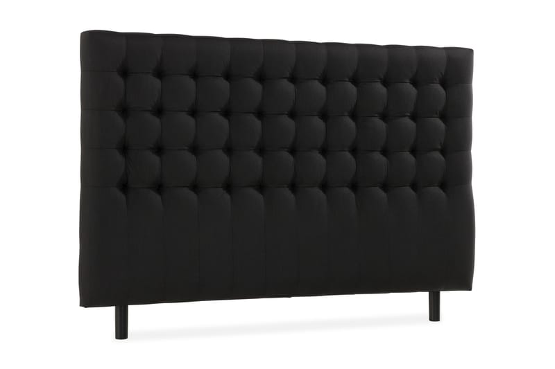 Sängynpääty Rebeca Ruudullinen 180 cm - Musta - Huonekalut - Sänky - Sängyn lisävarusteet & sängynpäädyt - Sängynpääty