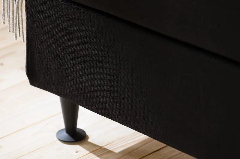 Sängynpääty Rebeca Ruudullinen 90 cm - Musta - Huonekalut - Sänky - Sängyn lisävarusteet & sängynpäädyt - Sängynpääty