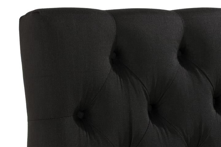 Sängynpääty Rebeca Topattu 120 cm - Musta - Sängynpääty