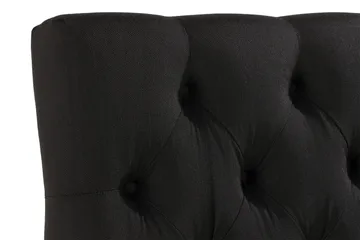 Sängynpääty Rebeca Topattu 120 cm - Musta - Huonekalut - Sänky - Sängyn lisävarusteet & sängynpäädyt - Sängynpääty