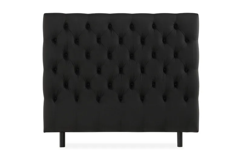 Sängynpääty Rebeca Topattu 140 cm, Musta