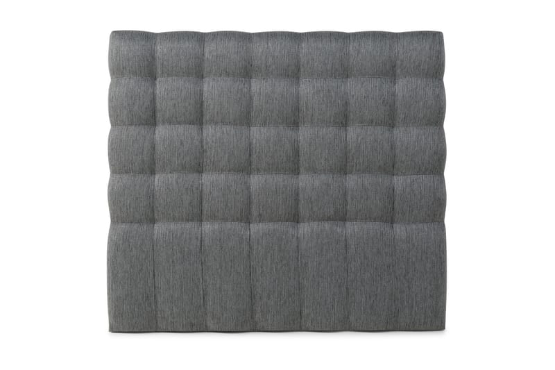Sängynpääty Romance Lyx 120 cm Ruutu - Tummanharmaa - Huonekalut - Sänky - Sängyn lisävarusteet & sängynpäädyt - Sängynpääty