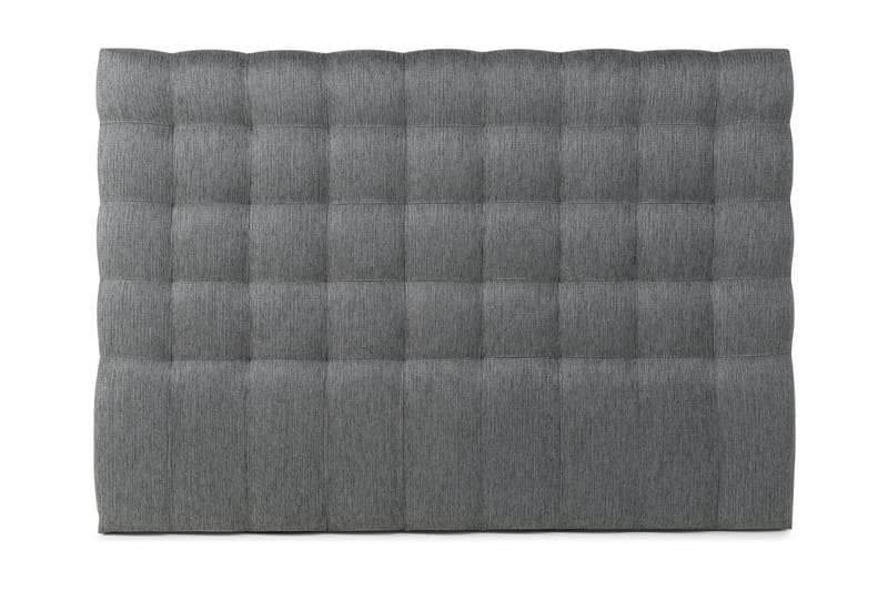 Sängynpääty Romance Lyx 180 cm Ruutu - Tummanharmaa - Huonekalut - Sänky - Sängyn lisävarusteet & sängynpäädyt - Sängynpääty