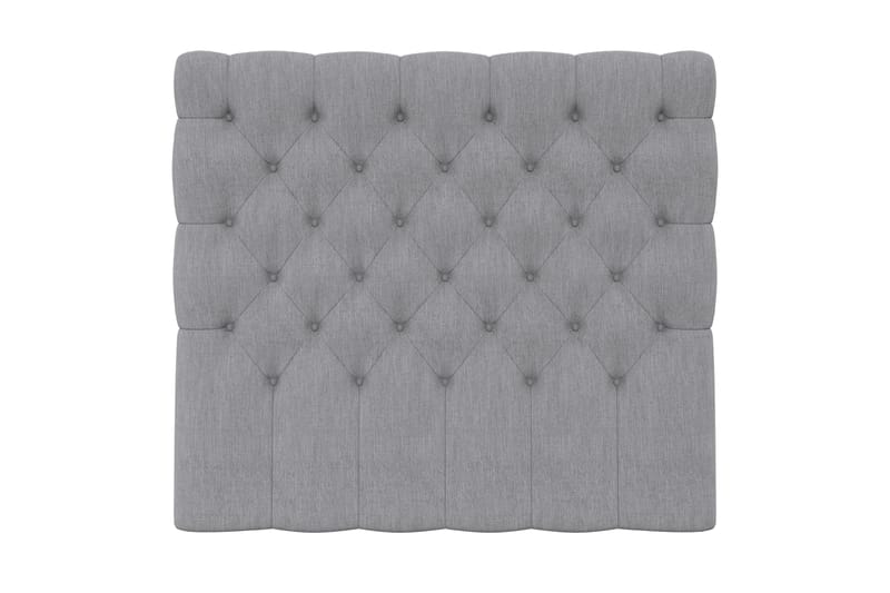 Sängynpääty Romance Lyx/Roma Lyx 120 Nappitoppaus - Vaaleanharmaa - Huonekalut - Sänky - Sängyn lisävarusteet & sängynpäädyt - Sängynpääty