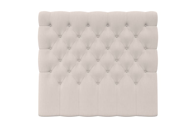 Sängynpääty Romance Lyx/Roma Lyx 140 Nappitoppaus - Beige - Huonekalut - Sänky - Sängyn lisävarusteet & sängynpäädyt - Sängynpääty