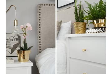 Sängynpääty Roosalie 165 cm - Beige - Huonekalut - Sänky - Sängyn lisävarusteet & sängynpäädyt - Sängynpääty