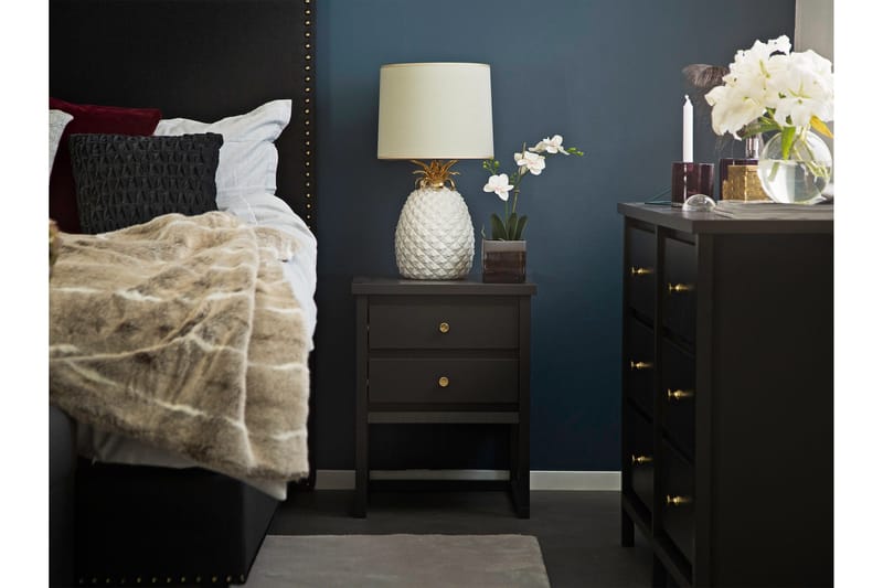 Sängynpääty Roosalie 185 cm Matala - Musta - Huonekalut - Sänky - Sängyn lisävarusteet & sängynpäädyt - Sängynpääty