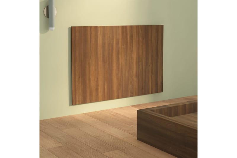 Sängynpääty ruskea tammi 120x1,5x80 cm tekninen puu - Ruskea - Huonekalut - Sänky - Sängyn lisävarusteet & sängynpäädyt - Sängynpääty