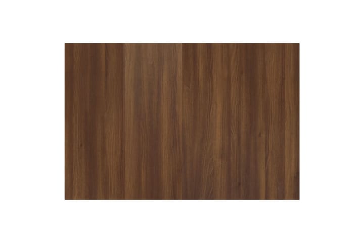 Sängynpääty ruskea tammi 120x1,5x80 cm tekninen puu - Ruskea - Sängynpääty