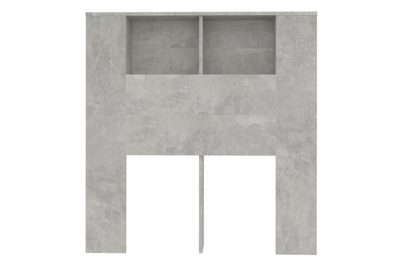Sängynpääty säilytystilalla betoninharmaa 100x18,5x104,5 cm - Harmaa - Huonekalut - Sänky - Sängyn lisävarusteet & sängynpäädyt - Sängynpääty