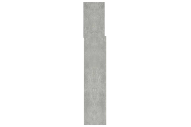 Sängynpääty säilytystilalla betoninharmaa 100x19x103,5 cm - Harmaa - Huonekalut - Sänky - Sängyn lisävarusteet & sängynpäädyt - Sängynpääty