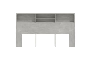Sängynpääty säilytystilalla betoninharmaa 180x19x103,5 cm - Harmaa - Huonekalut - Sänky - Sängyn lisävarusteet & sängynpäädyt - Sängynpääty
