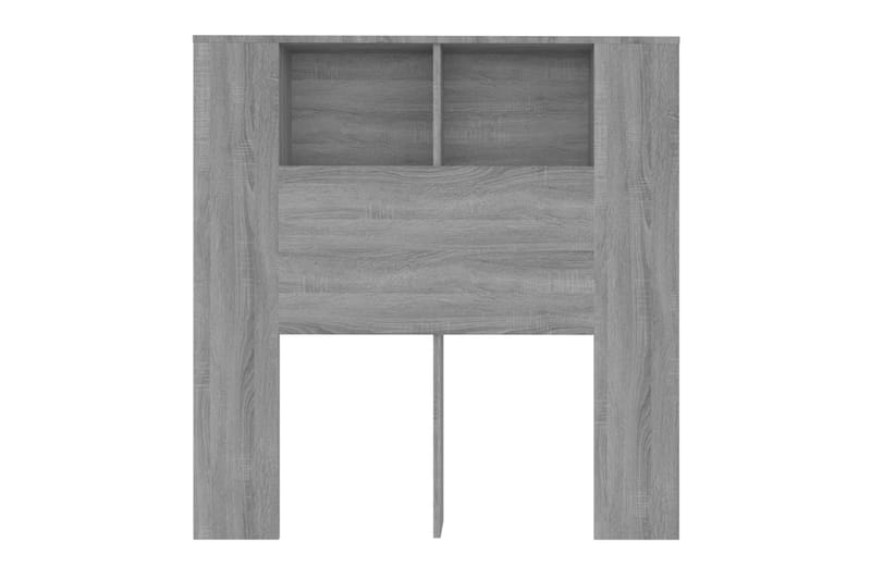 Sängynpääty säilytystilalla harmaa Sonoma 100x18,5x104,5 cm - Harmaa - Huonekalut - Sänky - Sängyn lisävarusteet & sängynpäädyt - Sängynpääty
