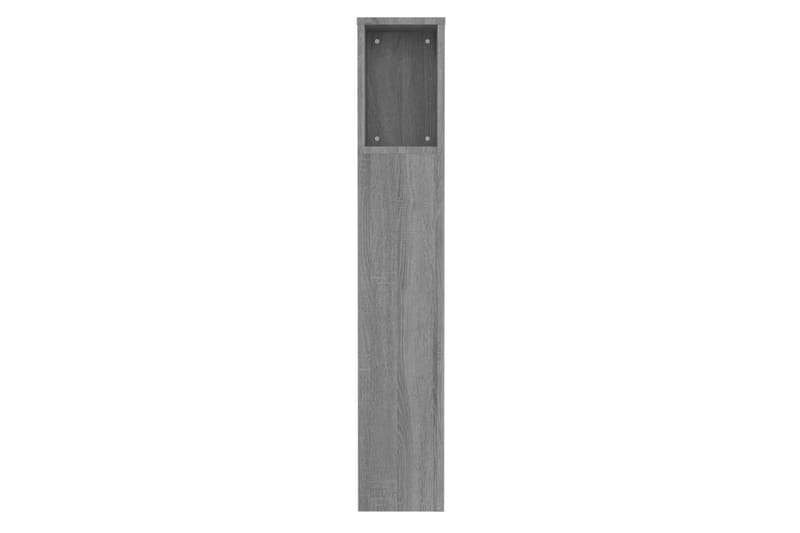 Sängynpääty säilytystilalla harmaa Sonoma 100x18,5x104,5 cm - Harmaa - Huonekalut - Sänky - Sängyn lisävarusteet & sängynpäädyt - Sängynpääty