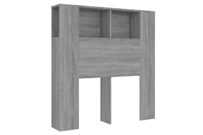 Sängynpääty säilytystilalla harmaa Sonoma 100x18,5x104,5 cm - Harmaa - Huonekalut - Sänky - Sängyn lisävarusteet & sängynpäädyt - Sängynpääty