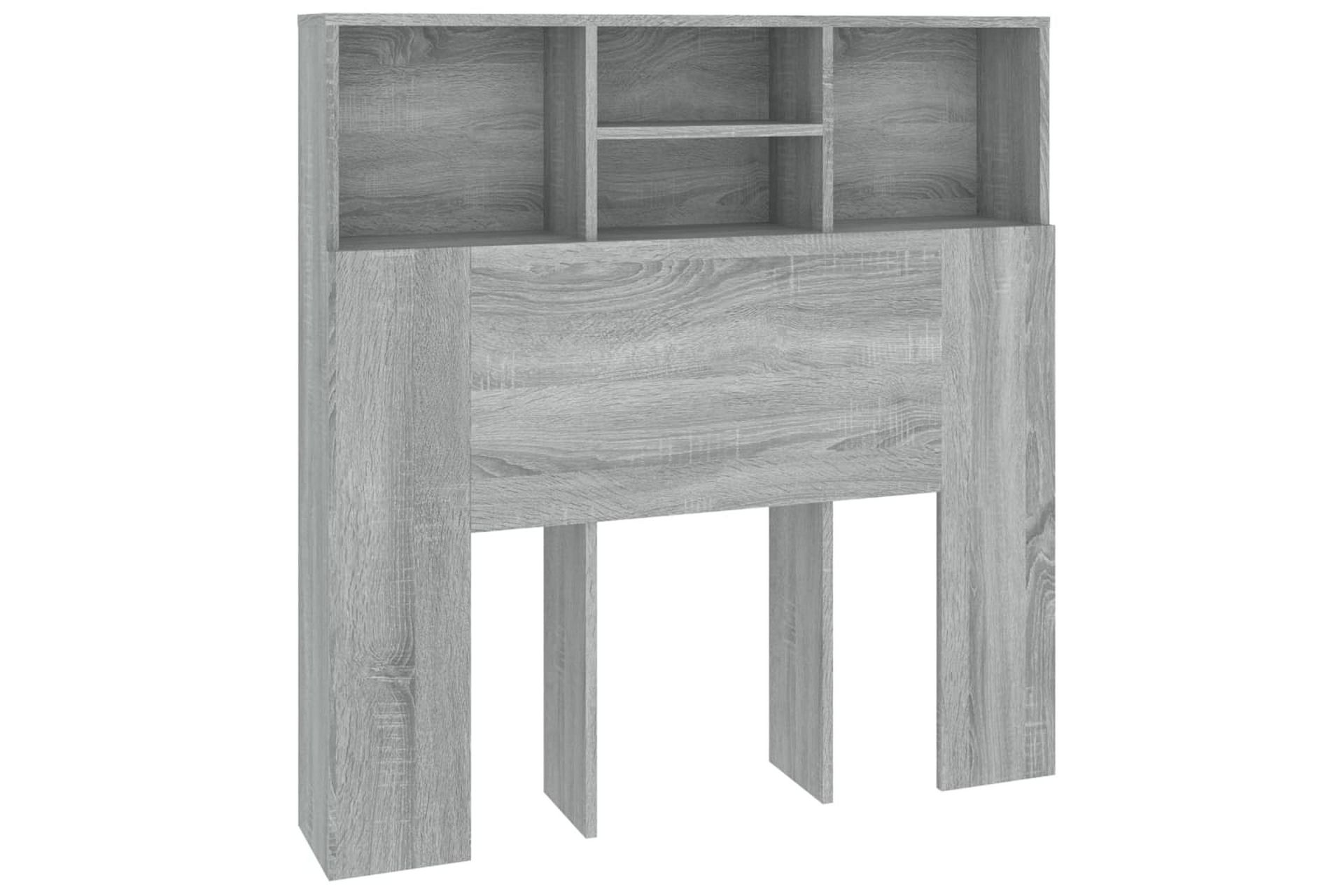 Sängynpääty säilytystilalla harmaa Sonoma 100x19x103,5 cm - Harmaa - Huonekalut - Sänky - Sängyn lisävarusteet & sängynpäädyt - Sängynpääty
