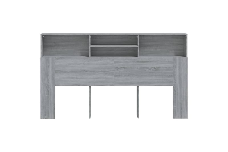 Sängynpääty säilytystilalla harmaa Sonoma 180x19x103,5 cm - Harmaa - Huonekalut - Sänky - Sängyn lisävarusteet & sängynpäädyt - Sängynpääty