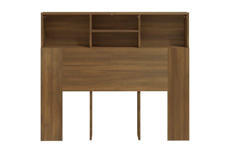 Sängynpääty säilytystilalla ruskea tammi 120x19x103,5 cm - Ruskea - Huonekalut - Sänky - Sängyn lisävarusteet & sängynpäädyt - Sängynpääty