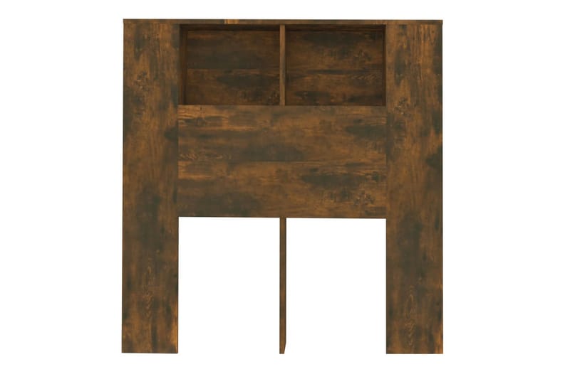 Sängynpääty säilytystilalla savutammi 100x18,5x104,5 cm - Ruskea - Huonekalut - Sänky - Sängyn lisävarusteet & sängynpäädyt - Sängynpääty