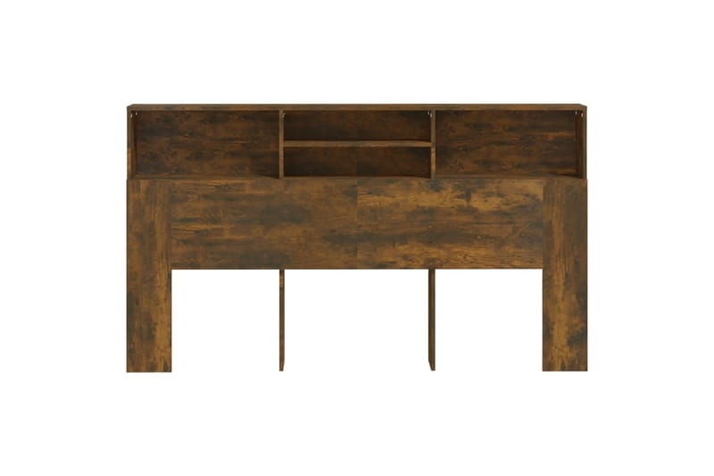 Sängynpääty säilytystilalla savutammi 180x19x103,5 cm - Ruskea - Huonekalut - Sänky - Sängyn lisävarusteet & sängynpäädyt - Sängynpääty