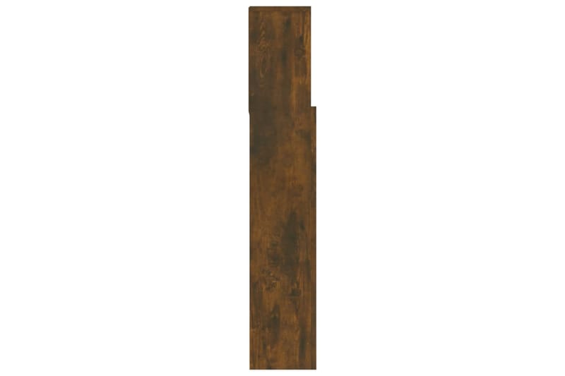 Sängynpääty säilytystilalla savutammi 180x19x103,5 cm - Ruskea - Huonekalut - Sänky - Sängyn lisävarusteet & sängynpäädyt - Sängynpääty