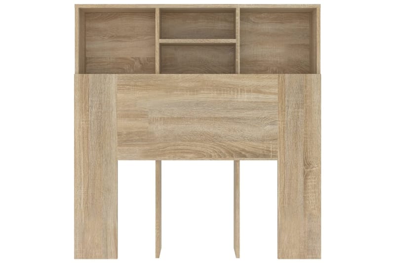 Sängynpääty säilytystilalla Sonoma-tammi 100x19x103,5 cm - Ruskea - Huonekalut - Sänky - Sängyn lisävarusteet & sängynpäädyt - Sängynpääty