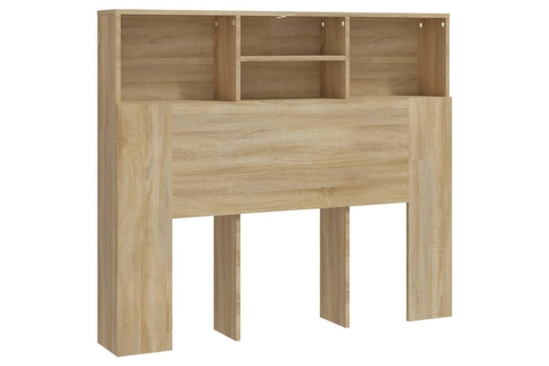 Sängynpääty säilytystilalla Sonoma-tammi 120x19x103,5 cm - Ruskea - Huonekalut - Sänky - Sängyn lisävarusteet & sängynpäädyt - Sängynpääty