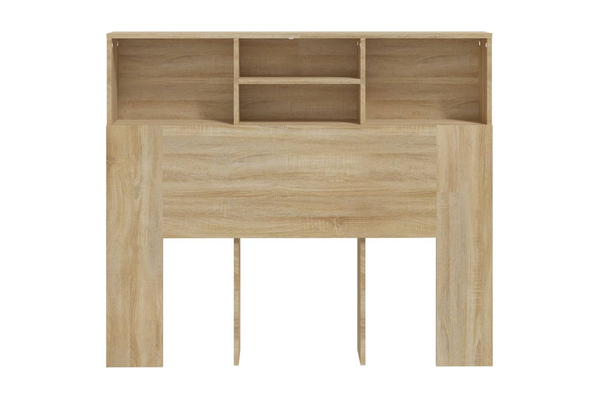 Sängynpääty säilytystilalla Sonoma-tammi 120x19x103,5 cm - Ruskea - Huonekalut - Sänky - Sängyn lisävarusteet & sängynpäädyt - Sängynpääty