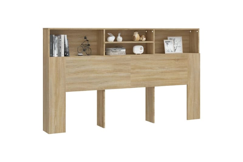 Sängynpääty säilytystilalla Sonoma-tammi 180x19x103,5 cm - Ruskea - Huonekalut - Sänky - Sängyn lisävarusteet & sängynpäädyt - Sängynpääty