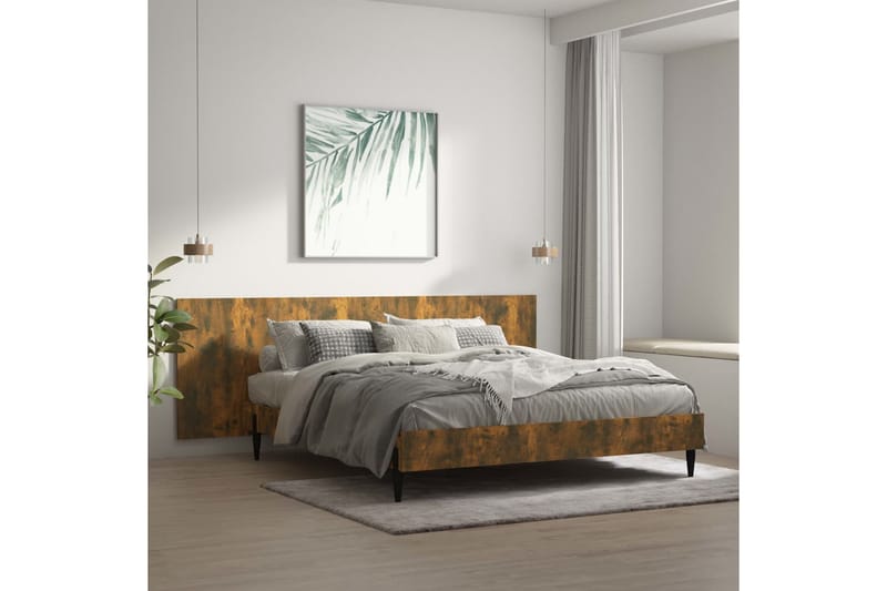 Sängynpääty seinälle savutammi 240x1,5x80 cm tekninen puu - Ruskea - Huonekalut - Sänky - Sängyn lisävarusteet & sängynpäädyt - Sängynpääty
