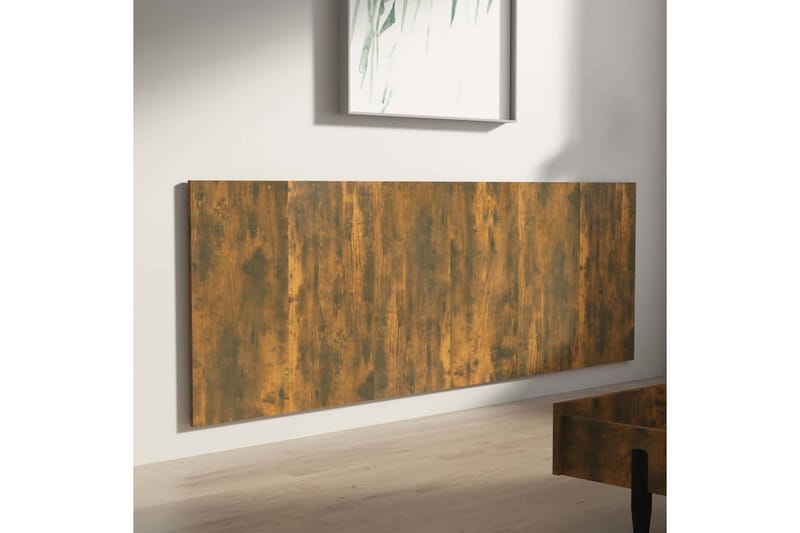 Sängynpä�äty seinälle savutammi 240x1,5x80 cm tekninen puu - Ruskea - Huonekalut - Sänky - Sängyn lisävarusteet & sängynpäädyt - Sängynpääty