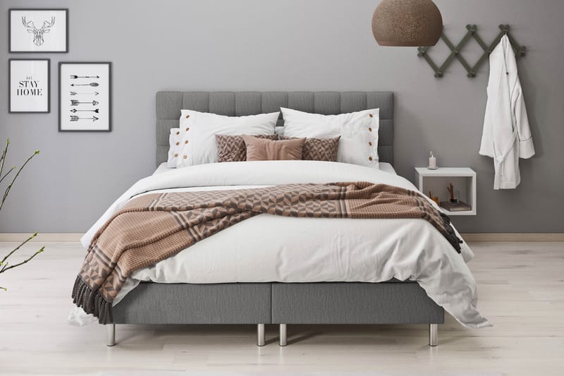 Sängynpääty Suset 140 cm - Harmaa - Huonekalut - Sänky - Sängyn lisävarusteet & sängynpäädyt - Sängynpääty