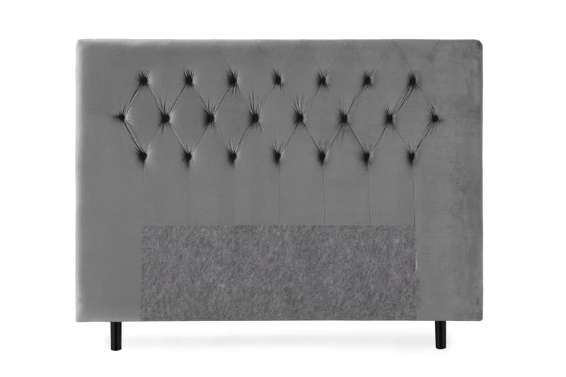 Sängynpääty Torsö 180 cm Sametti, Tummanharmaa