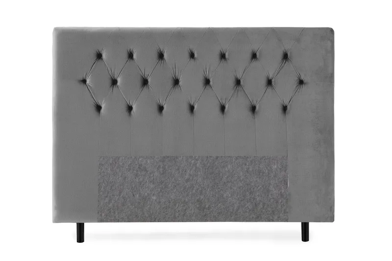 Sängynpääty Torsö 180 cm Sametti - Tummanharmaa - Huonekalut - Sänky - Sängyn lisävarusteet & sängynpäädyt - Sängynpääty