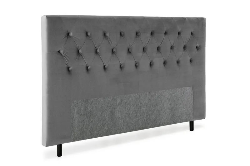 Sängynpääty Torsö 210 cm Sametti - Tummanharmaa - Huonekalut - Sänky - Sängyn lisävarusteet & sängynpäädyt - Sängynpääty