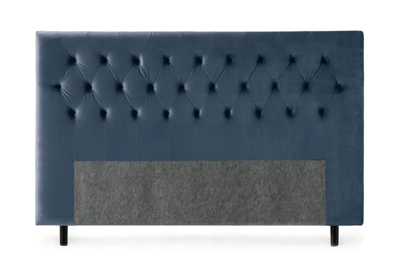 Sängynpääty Torsö 210 cm Sametti, Tummansininen