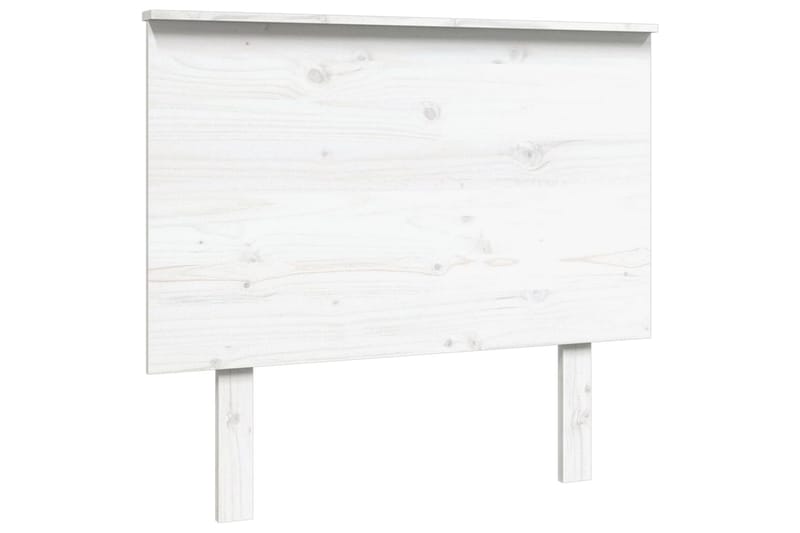 Sängynpääty valkoinen 94x6x82,5 cm täysi mänty - Valkoinen - Huonekalut - Sänky - Sängyn lisävarusteet & sängynpäädyt - Sängynpääty