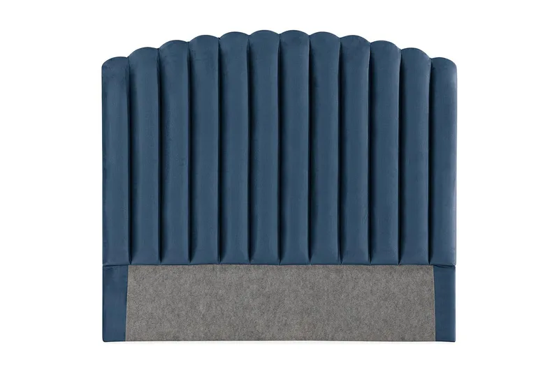 Sängynpääty Zehner 120 cm - Tummansininen/Sametti - Huonekalut - Sänky - Sängyn lisävarusteet & sängynpäädyt - Sängynpääty