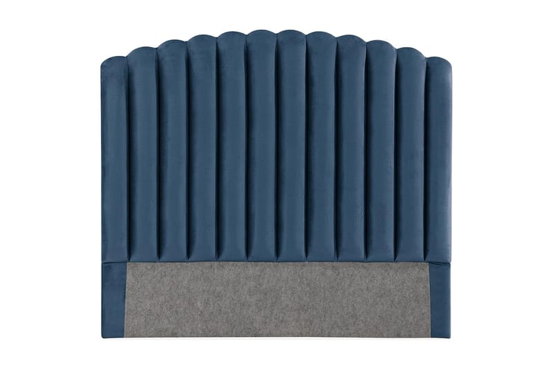 Sängynpääty Zehner 120 cm - Tummansininen/Sametti - Huonekalut - Sänky - Sängyn lisävarusteet & sängynpäädyt - Sängynpääty