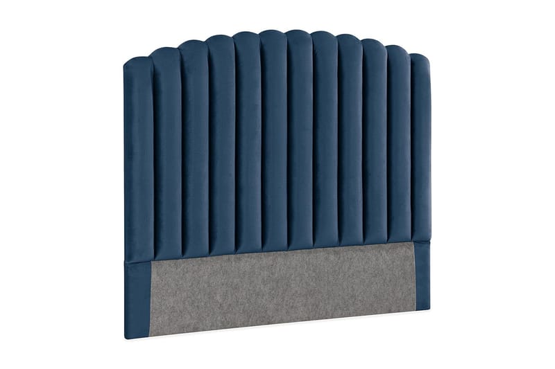 Sängynpääty Zehner 120 cm - Tummansininen/Sametti - Huonekalut - Sänky - Sängyn lisävarusteet & sängynpäädyt - Sängynpääty